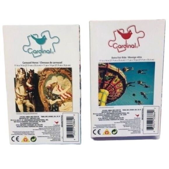 Puzzle 500 Piece Each Set Of 2 New Jigsaw Puzzle Games - Picture 4 of 4